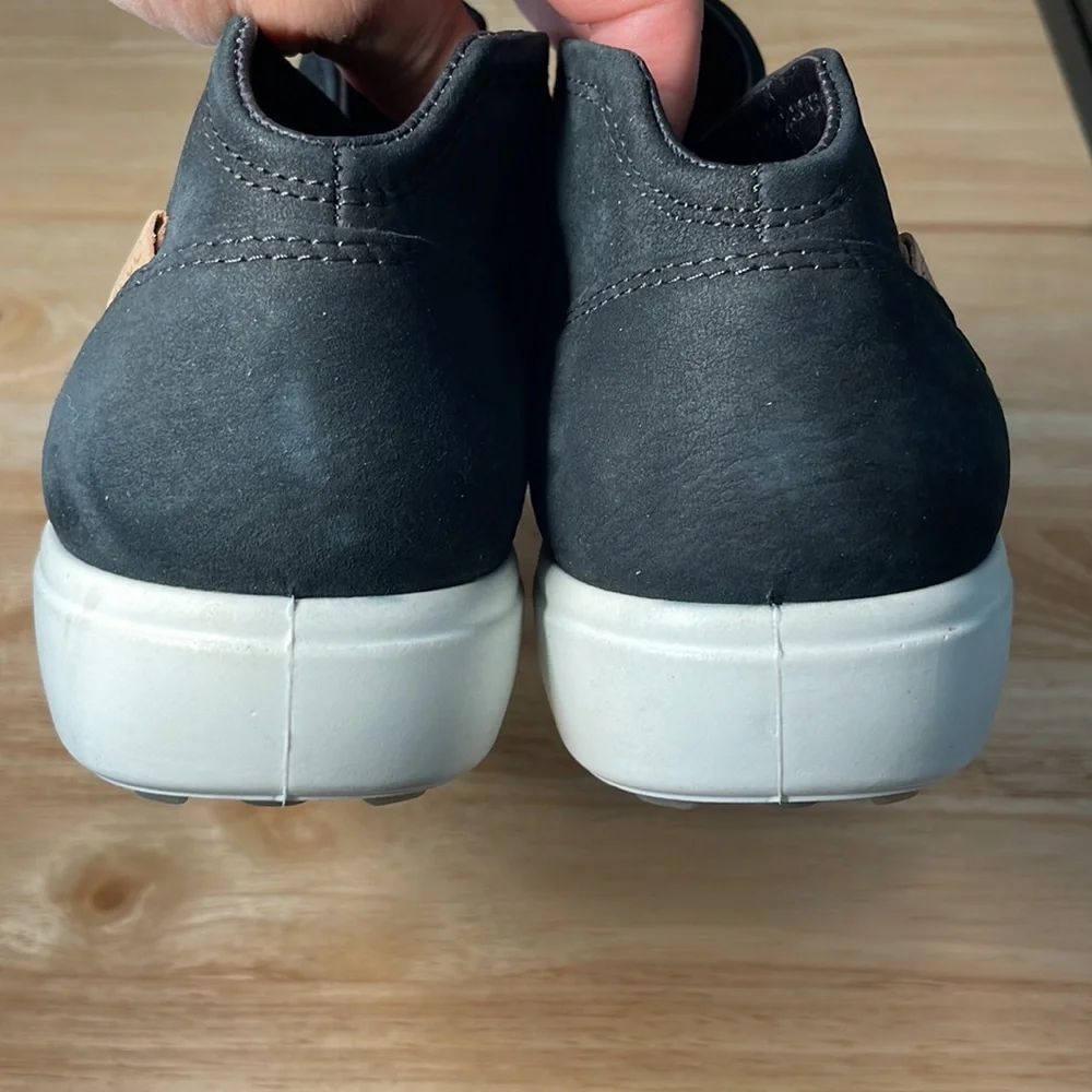 Ecco Soft Nubuck Leather Zip Ankle Boot - Picture 14 of 17